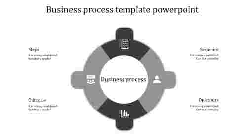 business process template powerpoint-business process template powerpoint-4-gray